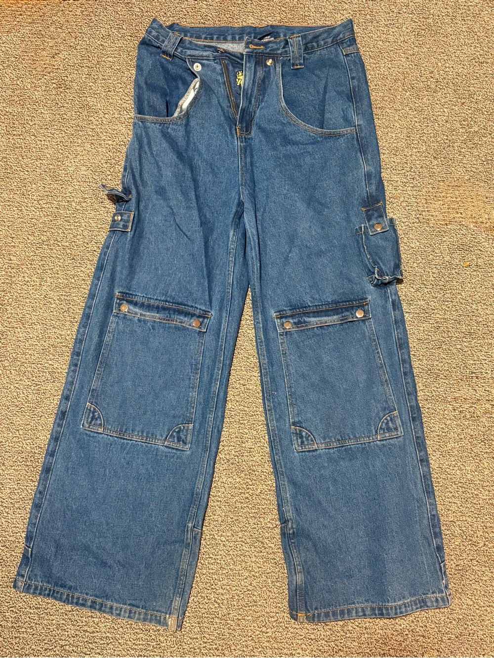 Liquid Lagoon Baggy Skater Jeans